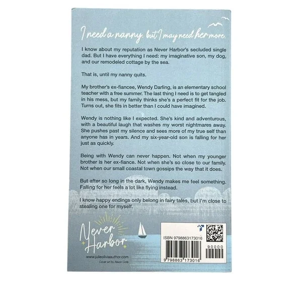 Off the Hook (Never Harbor) Paperback 2023 by Julie Olivia Booktok Romance - Picture 2 of 4